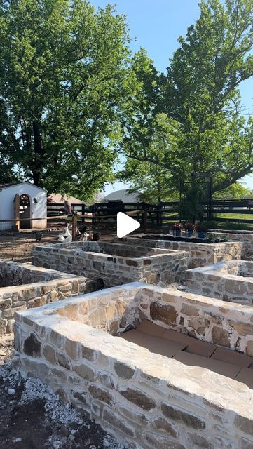 27K likes, 319 comments - lawrence.and.louise on April 17, 2024: "IN LOVE 😍 Some Pro Tips! We now have a total of 8 stone beds & this part of the garden is complete as we are beginning to now plant! We filled the beds with cardboard, then stumps, then got shredded wood chip (or use plant matter like sticks) then we filled the top 12-18in with soil using scoops of the Sutherlands mixed compost/bed soil! (Do not mix wood chip & soil-LAYER them) Waaay cheaper! Do not do bags of soil haha. Total Stone Vegetable Garden Beds, Raised Garden Beds With Stone, Rail Road Ties Garden Raised Beds, Limestone Raised Garden Bed, Diy Stone Raised Garden Bed, Limestone Garden Bed, 2 Acres Of Land Ideas, Raised Stone Garden Beds, Stone Raised Garden Beds