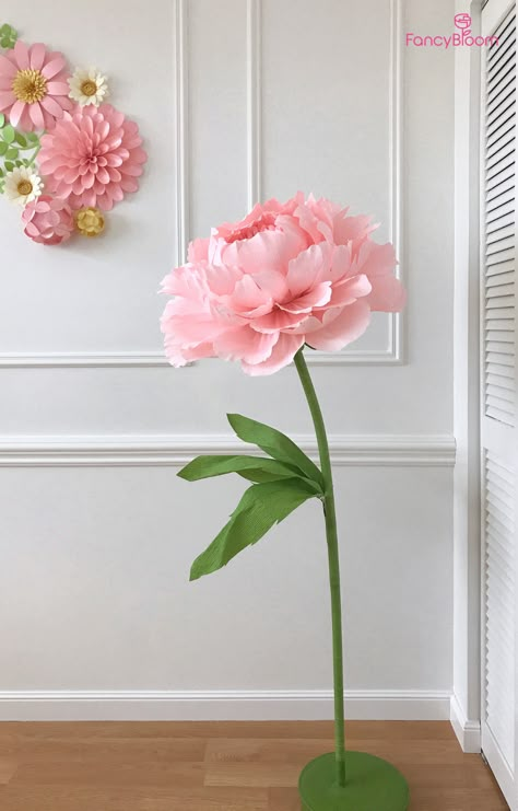 Large Paper Flowers Diy, Giant Flowers Diy, Giant Paper Flowers Diy, Wall Hanging Decorations, Crepe Paper Flowers Diy, Giant Paper Roses, Paper Peony, Tissue Paper Flowers Diy, Tissue Flowers