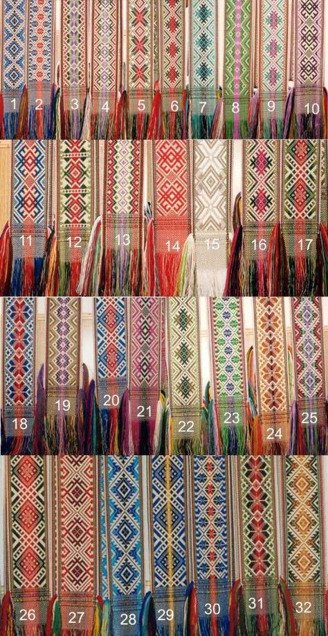 Weaving Designs Pattern, Inkle Loom Patterns, Shopping Pics, Inkle Weaving Patterns, Tablet Weaving Patterns, Band Weaving, Hantverk Diy, Dress Belts, Inkle Weaving