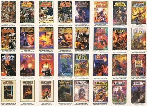 Star Wars Novels, Lucas Arts, Star Wars Books, Chronological Order, Original Trilogy, Book List, Great Stories, New Releases, Various Artists