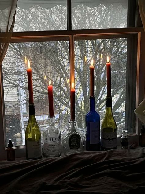 Bottle candles diy