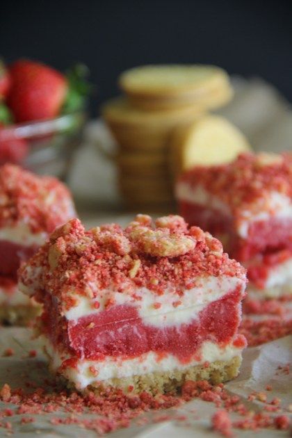 Strawberry Shortcake Ice Cream Bars {Good Humor Strawberry Shortcake Bars Copycat} Ice Cream Dessert Bar, Strawberry Shortcake Ice Cream Bars, Sweet Potato Pecan Pie, Good Humor Ice Cream, Strawberry Shortcake Bars, Lemon Blueberry Pancakes, Strawberry Shortcake Cheesecake, Lactation Cookies Recipe, Strawberry Shortcake Ice Cream