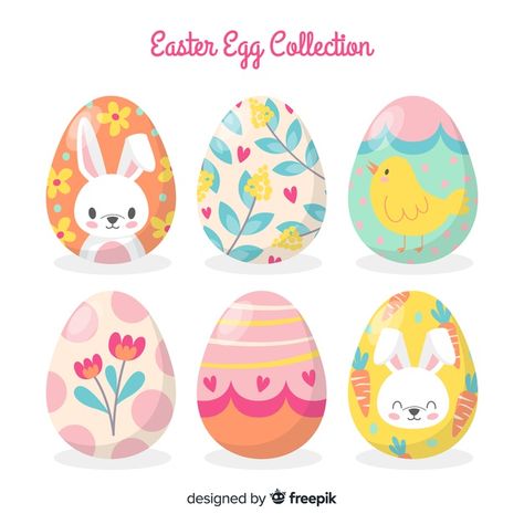 Hand drawn easter day egg collection Free Vector Easter Drawing Ideas, Easter Drawing, Simple Easter Eggs, Easter Drawings, Happy Easter Greetings, Easter Illustration, Easter Banner, Happy Easter Card, Easter Images