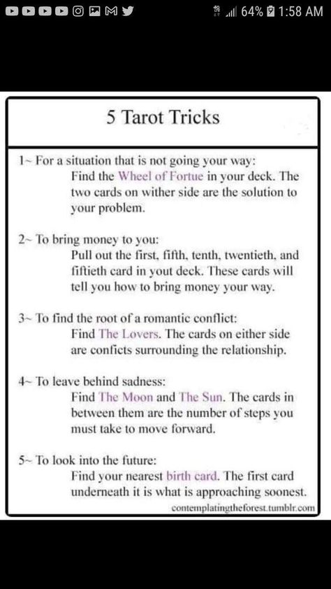 Bonding With Your Tarot Deck, How To Bond With Tarot Deck, Tarot Card Tips, Tarot Tricks, Tarot Knowledge, Tarot Card Meanings Cheat Sheets, Tarot Card Layouts, Tarot Guidebook, Tarot Reading Spreads