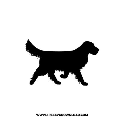 Dog Silhouette Printable, Golden Retriever Svg Free, Svg Images Free, Dog And Human Silhouette, Dog Silhouette Svg, Dog Silhouette Golden Retriever, Lab Svg Dog Silhouette, Free Svg Images, Golden Retriever Svg