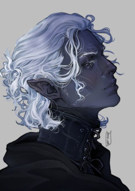 Drow Male, Npc Ideas, Dnd Npc, Dnd Elves, Elf Characters, Rpg Ideas, Elf Art, Roleplay Characters, Chat With Friends