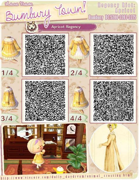 Animal Crossing New Leaf Qr Codes Dress, Acnl Dress Qr Codes, Acnl Qr Codes Clothes, Animal Crossing New Leaf Qr Codes, Animal Crossing Hair, Dress Qr Code, Rosé Hair, Animal Crossing Qr Codes, Acnl Qr Codes