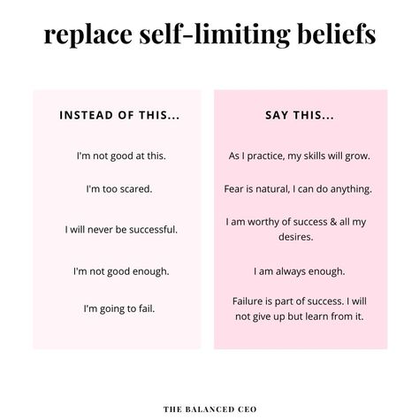 Ceo Affirmations, Limiting Beliefs Affirmations, Self Limiting Beliefs, Self Belief, Self Belief Quotes, Belief Quotes, I Am Affirmations, Core Beliefs, Writing Therapy