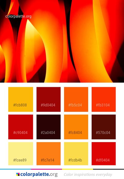 Orange Yellow Color, Graphics Design Inspiration, Yellow Color Palette, Yellow Palette, Colors Inspiration, Orange Color Palettes, Color Palette Yellow, Red Colour Palette, Pose References