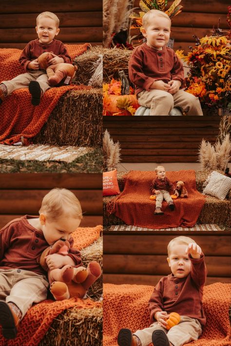 #fallminis #fall #rusticfall #pumpkins #fallphotography Fall Photoshoot Mini Sessions, Mini Fall Photo Shoot Ideas, Pumpkin Patch Mini Session, Diy Fall Mini Photo Shoots, Diy Fall Photo Shoot, Fall Set Up For Photography Outdoor, Fall Hay Bale Photoshoot, Simple Fall Photography Set Up, Fall Minis Photography