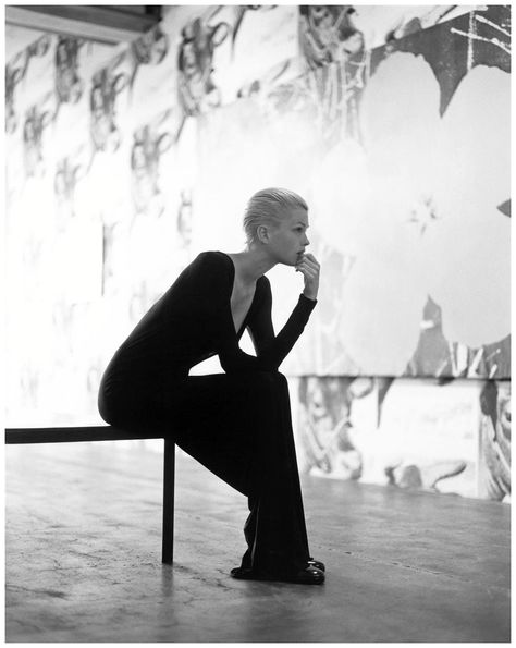 Kylie Bax Vogue Italia Sep. 1996 - Andy Warhol’s Museum by Steven Meisel c Jean Paul Goude, Andy Warhol Museum, Sarah Moon, Bruce Weber, Museum Fashion, Magazine Vogue, Patrick Demarchelier, Steven Meisel, Vogue Magazine