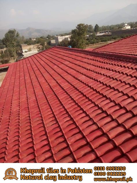 Khaprail tiles, clay roof tiles, clay tiles, murlee Khaprail, pak clay tiles, Spanish tiles, terracotta tiles, barrel design clay tiles, roof tiles, red color roof, jaali tiles, 8×8 tile, 6×12 Khaprail tiles, 9"inch khaprail tiles, 11"inch khaprail tiles, wall face gutka, floor clay tiles, pak clay, pak clay tiles, white khaprail, red color roof, bans design clay tiles, matti ki khaprail tiles, natural clay tiles, natural Khaprail tiles, natural clay industry, special Quality Khaprail. Mangalore Tile Roof Design, Kerala Roof Tile Design, Red Tile Roof, Terracota Roof Tiles, Natural Tile, Jaali Design, Clay Roofs, Clay Roof Tiles, Glazed Tiles