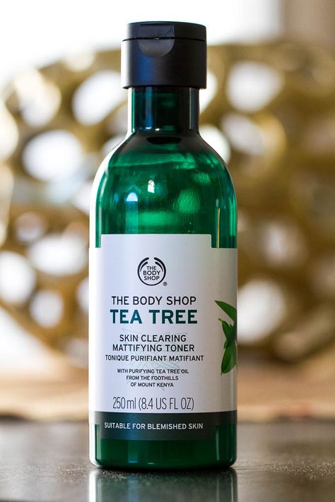 Tee Tree Oil Benefits For Skin, Toner Packaging, Best Body Shop Products, Tea Tree Oil Benefits, Tea Tree Toner, Body Shop Skincare, Body Shop Tea Tree, Serum Benefits, Body Shop At Home