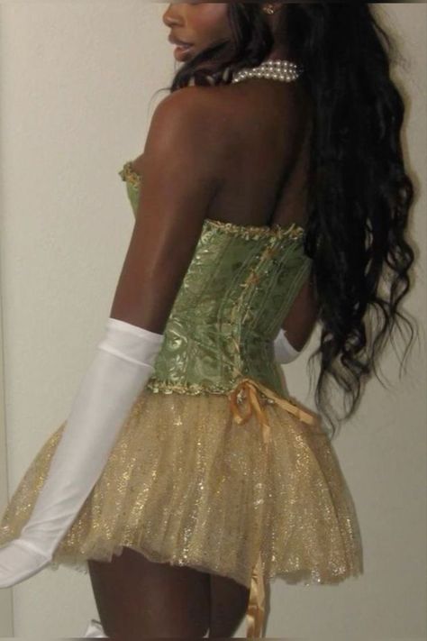 tiana amazon halloween costume | easy tiana princess halloween costume | green corset aesthetic. green corset with yellow ribbon for tiana halloween costume. easy Disney princess and the frog halloween costume. girly halloween party costume. trendy halloween costume. halloween costume idea 2023. easy halloween costume idea. diy halloween costume idea. girly halloween costume. teen girl halloween costume. girly halloween costume idea. halloween costumes teenage girl. halloween costumes women. Princess Tiana Costume, Tiana Costume, Tiana Princess, Classy Halloween Costumes, Princess Halloween Costume, Trio Halloween Costumes, Hot Halloween Outfits, Pretty Halloween Costumes, Couples Halloween Outfits