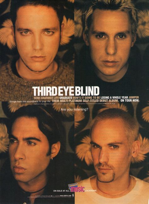 Blind Aesthetic, Stephan Jenkins, Third Eye Blind, Blind Eyes, 3rd Eye, Indie Music, I Love Music, Debut Album, Third Eye