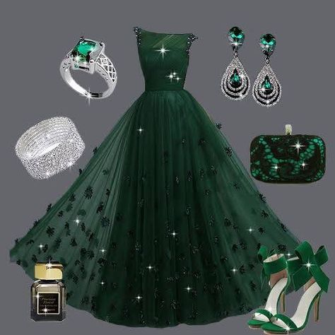 Slytherin Ball Gown, Slytherin Prom Dress, Slytherin Inspired Outfits, Slytherin Dresses, Slytherin Dress, Lana Wedding, Yule Ball Dresses, Selection Dresses, Yule Ball Outfits