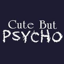 Physco Cute But Physco Aesthetic, Cute But Physco, Tokyo Ghoul Quotes, Ghoul Quotes, Girls Mirror, Me Quotes Funny, Shirt Print Design, Im Crazy, Crimson Red