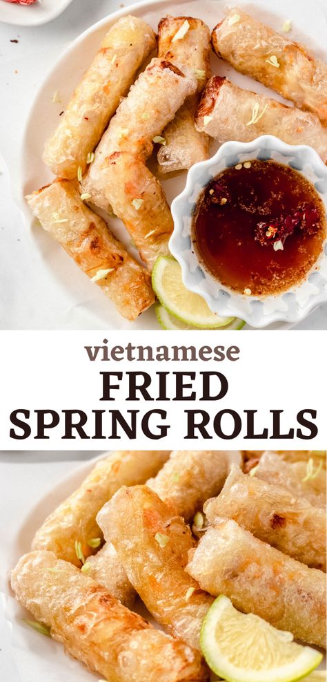 Fried Rice Wraps, Rice Paper Recipes Shrimp, Rice Wraps Spring Rolls, Vietnamese Spring Rolls Sauce, Spring Rolls Pork, Spring Rolls Recipe Rice Paper, Rice Paper Fried, Spring Rolls Sauce, Rice Paper Rolls Fillings