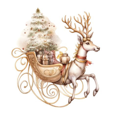 Christmas Sleigh Drawing, Santa Sleigh Drawing, Santa Sleigh Illustration, Christmas Toppers, Free Christmas Backgrounds, One Horse Open Sleigh, Christmas Sayings, Christmas Graphic Design, Christmas Background Images