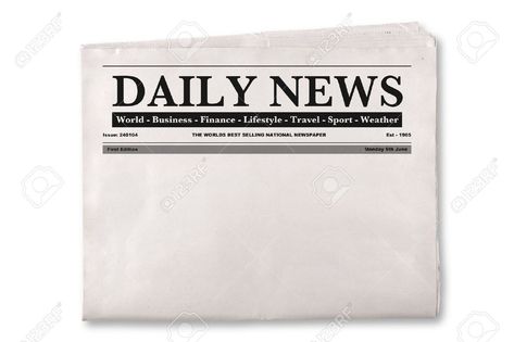 Blank newspaper Newspaper Png Editing, Newspaper Aesthetic Template, Newspaper Pubmat, News Paper Template, Newspaper Header, Newspaper Graphic Design, Newspaper Edit, Newspaper Template Editable, Blank Newspaper