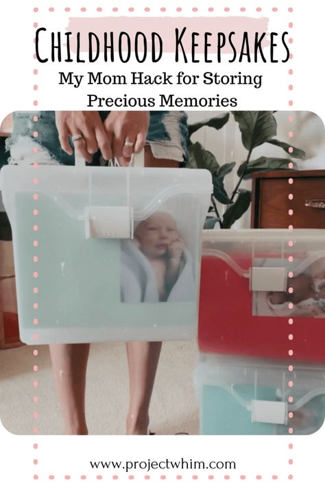 Photo Case Storage Ideas, How To Store Keepsakes How To Organize, How To Store Cards And Letters, Storing Keepsakes Storage Ideas, Keepsake Display Ideas, Memory Boxes For Kids, Kids Keepsake Storage, Kids Memory Box Ideas, Keepsake Storage Ideas