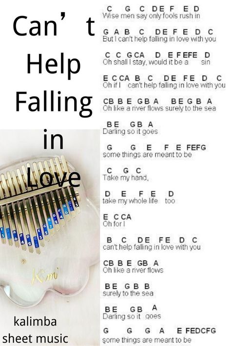 Kalimba Aesthetic, Piano Letters Songs, Kalimba Songs, Kalimba Notes, Piano Music With Letters, Piano Sheet Music Beginners, Kalimba Music, Piano Songs Sheet Music, Piano Tutorials Songs