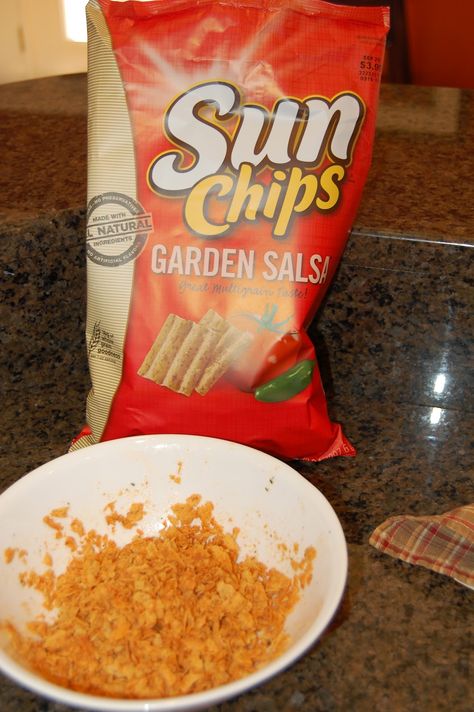 Amazing Love: Sun Chip Chicken Chip Chicken, Lean Dinners, Garden Salsa, Sun Chips, Salsa Chicken, Dinner At Home, Chips Recipe, Meal Recipes, Air Fryer Chicken