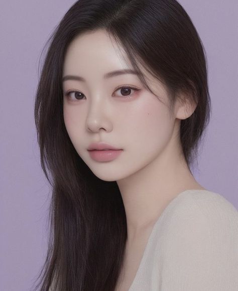 Korean Beauty Standards, V Shape Face, Asian Makeup Looks, Korean Face, Slimmer Face, Long Bob Haircuts, Haircut Inspiration, Oval Face Shapes, Pretty Skin