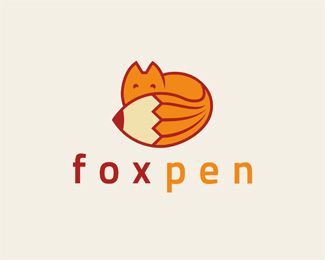 I obviously enjoy the fox...but I loved the marrying of the two objects and how they were creatively meshed together. There is something elementary yet sophisticated about it. The color division in the two words in lower case type underneath really ties it together. This logo would read successfully on a large or small scale. Logo Intelligent, Clever Logo Design, Coffee Lab, Inspiration Logo Design, Clever Logo, Fox Logo, Logo Mark, Logo Design Creative, Typography Logo