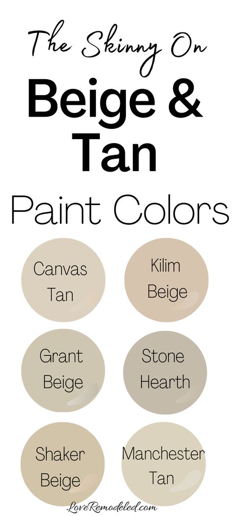 Behr Rugged Tan, Shades Of Tan Paint, Shaker Beige Benjamin Moore Color Scheme, Neutral Tan Paint Colors, Beige Wall Paint Colors, Popular Beige Paint Colors, Warm Tan Paint Colors, Beige Paint Colors For Living Room, Behr Beige Paint Colors