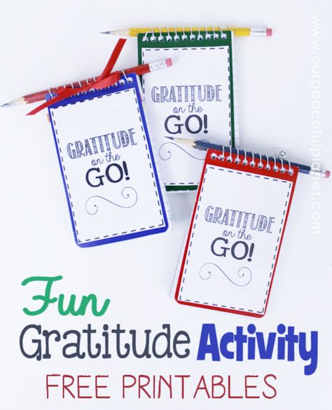 For a fun unique gratitude activity for any age, grab a tiny spiral memo pad, our free printouts and make a Gratitude on the Go book. Instructions included! Gratitude Activities For Teens, Gratitude Activity, Thanksgiving Games For Adults, Personal Development Activities, Activity Day Girls, Gratitude Activities, Burlap Christmas Tree, Primary Activities, Cd Crafts