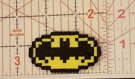 Batman logo graphicdesigningbusiness #premadelogo #graphicdesignart #logoxpose. Dc Perler Beads, Batman Perler Beads, Perler Templates, Iron Batman, Pyssla Ideas, Perler Creations, Pixel Beads, Perler Ideas, Kandi Ideas