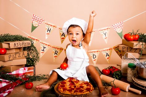 Pizza Themed Photo Session Pi Party, Second Birthday Theme, Pizza Alternatives, Pizza Pictures, Birthday Pizza, Fernandina Beach Florida, Things To Ask, Chef Cake, Pizza Photo