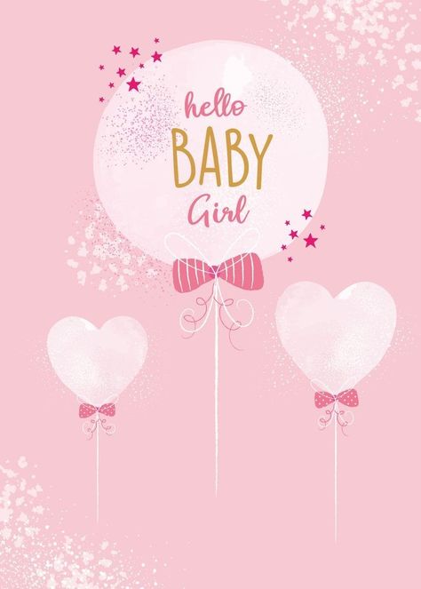 Bday Background, Newborn Congratulations, Baby Congratulations Card, Its A Girl Announcement, Baby Announcement Pictures, Baby Art Projects, Happy Birthday Wallpaper