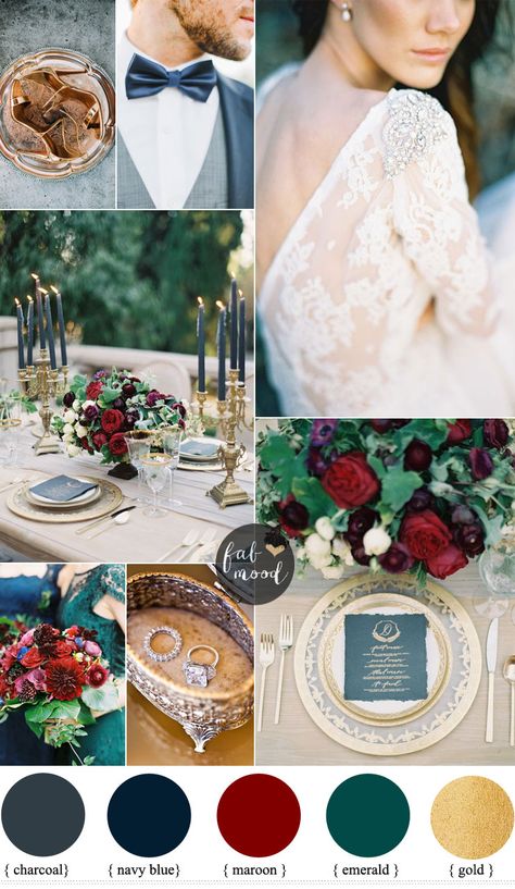 Trying to avoid the standard rustic fall colours,we paired Navy blue and Maroon For a Romantic autumn wedding,add gold,emerald...November wedding colours November Wedding Colors, Romantic Autumn, Fall Wedding Color Schemes, Wedding Color Palettes, Maroon Wedding, Wedding Themes Fall, November Wedding, Wedding Color Inspiration, Wedding Palette