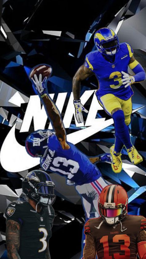 Obj Wallpaper, Obj Football, Cool Boys Room, Nike Wallpaper, Football Wallpaper, Boy's Room, Football, Nike, American Football