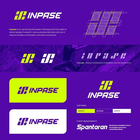 Logo Designer | Shibin A on Instagram: “Inpase Activewear 🚴👕🏃‍♂️ . Inspase is an upcoming active wear clothing brand that seeks to attract people involved in various physical…” Attract People, Stylish Activewear, Logo Designer, Active Wear Outfits, Physical Activities, Brand Names, Clothing Brand, Color Palette, Physics