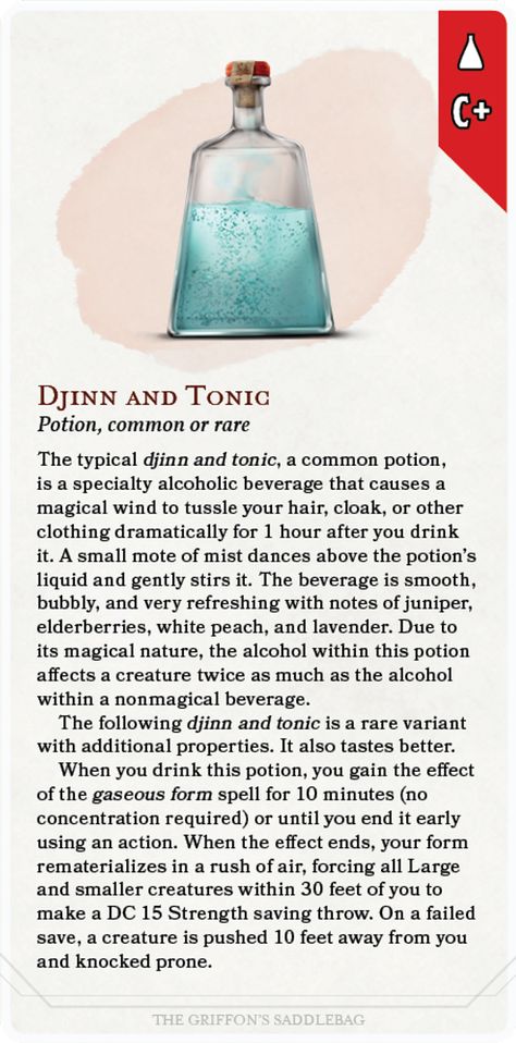 Dnd Alcohol, Dnd Potion Recipes, Dnd Magic Potions, Homebrew Potions 5e, Dnd Potion Ingredients, Dnd Consumables, Dnd Health Potion, Dnd Drinks, Random Potion Effects Dnd