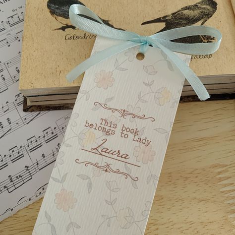 Jane Austen Bookmark, Jane Austen Style, Vintage Bookmarks, Personalized Bookmarks, Coquette Style, Bridal Shower Tea, Bookish Things, Book Sleeve, Page Marker