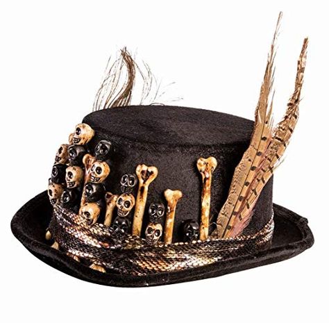 Forum Novelties Party Supplies Unisex-Adults Voodoo Top H... https://smile.amazon.com/dp/B07BR2QWHG/ref=cm_sw_r_pi_dp_U_x_rKRODb6Y01XHW Voodoo Top Hat, Voodoo Priestess Costume, Witch Doctor Costume, Black Voodoo, Priestess Costume, Voodoo Costume, Voodoo Halloween, Top Hat Costume, Queen Halloween Costumes