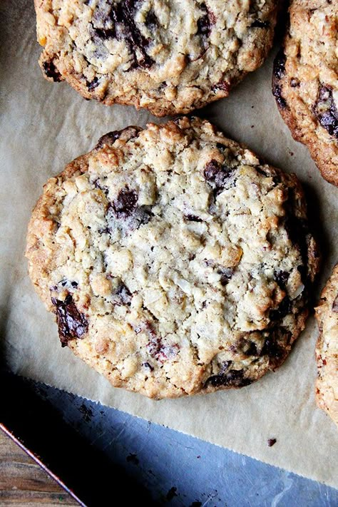 Martha Stewart's Giant Kitchen Sink cookies - delicious! (Although I left out the dried fruit because Colton considers it a crime to put fruit in chocolate chip cookies :) ) Giant Kitchen, Giant Chocolate Chip Cookies, Martha Stewart Kitchen, Sink Cookies, Fruit Cookie, Giant Cookies, Kitchen Sink Cookies, Giant Chocolate Chip Cookie, Fruit Cookies