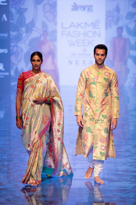 Wedding Outfits Couple, Paithani Dress, Gaurang Shah, Groom Collection, Brides Mother, Fashion Week Winter, Boys Kurta Design, Kids Kurta, Indian Groom Wear