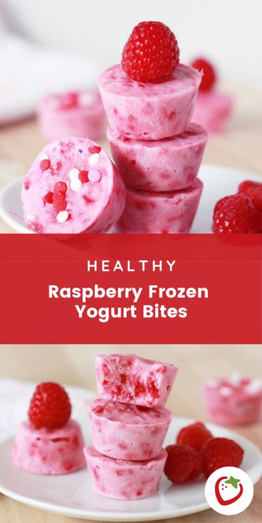 Raspberry Frozen Yogurt Bites - Super Healthy Kids Frozen Raspberry Yogurt Bites, Raspberry Yogurt Bites, Raspberry Frozen Yogurt, Fruit Treats, Frozen Yogurt Bites, Frozen Yogurt Recipes, Raspberry Yogurt, Freezer Food, Toddler Recipes