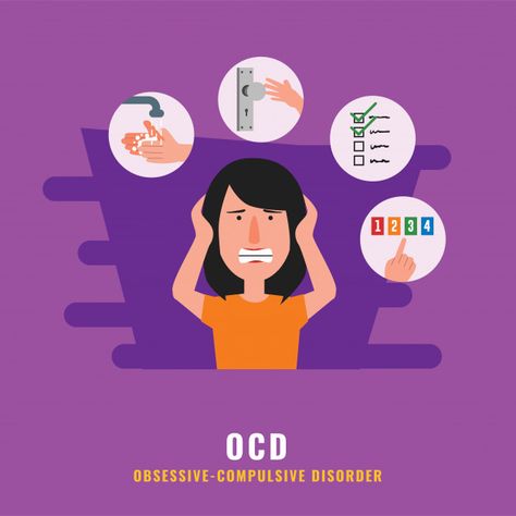 Ocd Premium Vector | Premium Vector #Freepik #vector #people #woman #girl #cartoon Ocd Meaning, What Causes Ocd, Types Of Ocd, Ocd Symptoms, Transcranial Magnetic Stimulation, Health Care Services, Mental Health Support, Psychiatry, Homeopathy