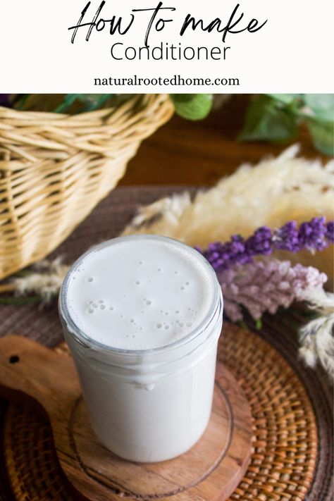 Coconut Milk Beauty Recipes, Diy Coconut Milk Conditioner, Coconut Oil Conditioner Diy, Coconut Milk Shampoo And Conditioner, Make Your Own Conditioner, Homemade Natural Conditioner, Conditioner Recipe Homemade, Diy Conditioner Recipe, Making Conditioner