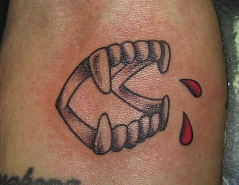 dracula teeth tattoo Dracula Teeth Tattoo, Vampire Teeth Tattoo, Dracula Teeth, Teeth Tattoo, Shading Tattoo, Tooth Tattoo, Tattoo Shading, Vampire Teeth, Dracula