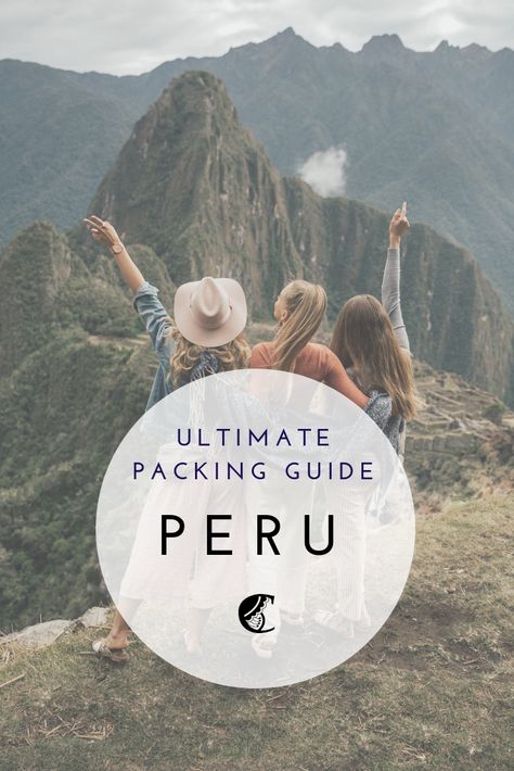 A complete and ultimate packing guide for traveling to Peru. The outdoor experiences in Peru are unlike anything you've experienced with the Andes Mountains, the Salt Flats, Machu Picchu, llamas, and incredible cities. If you are planning a trip to Peru, this is your packing checklist. Peru Outfits Travel, Peru Packing List, Peru Outfit Travel For Women, Peru Outfits, What To Pack For Peru, Peru Packing List Woman, Machu Picchu Outfit, Inca Trail Packing List Women, Peru Honeymoon