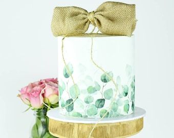 Greenery Cake, Make Cake, Leaf Cake, Dessert Snacks, 21st Cake, Lion King Cakes, Desserts Cake, Cake Wraps, Baking Desserts