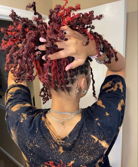 Pb J Hair Color, Faux Locs Hairstyles Short, Locs Hairstyles Short, Hairstyles Dreadlocks, Color Locs, Locs Black Women, Dreadlocks Hair Care, Short Locs, Dreadlock Hairstyles For Men