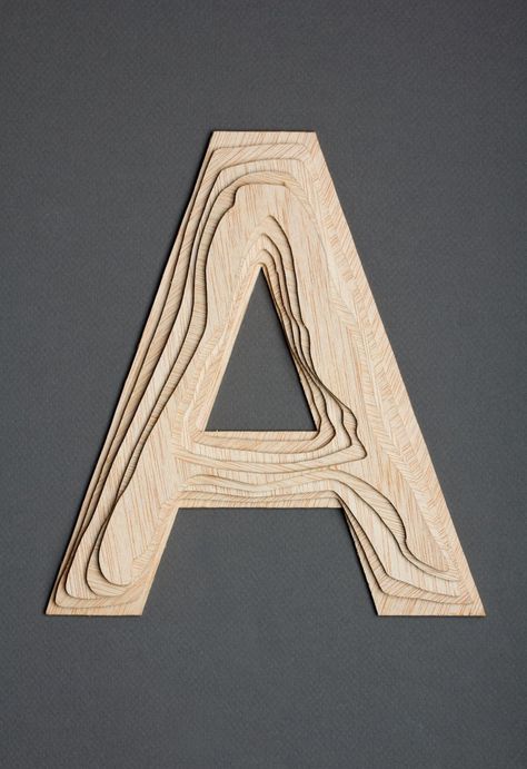 Büromarks Wood Graphic Design, Wood Typography, Hotel Signage, Tipografi 3d, Wayfinding Signage Design, Wood Jewelery, Wood Letter, 3d Typography, Laser Art